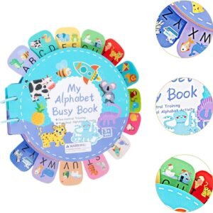 Alternative view of My Alphabet Busy Book for Preschool, Educational Activity Book with Pen Control Training, Ages 1+, 25.5 cm